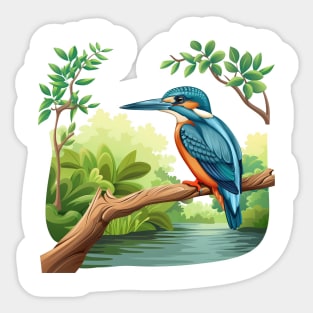 Kingfisher Sticker